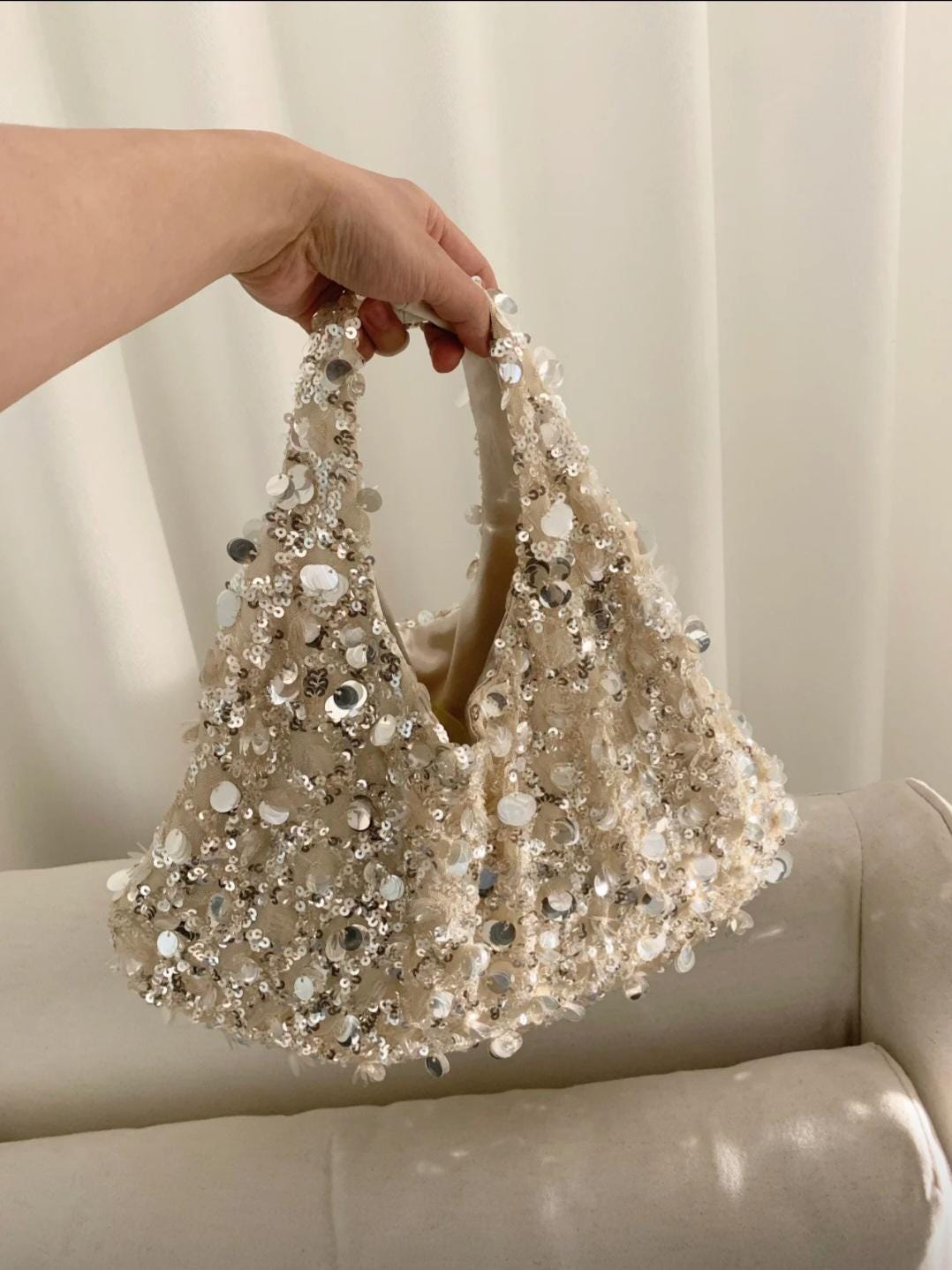 Starry Starry Night Handmade Shoulder bag Banquet Bag Party Bag Wedding Bag