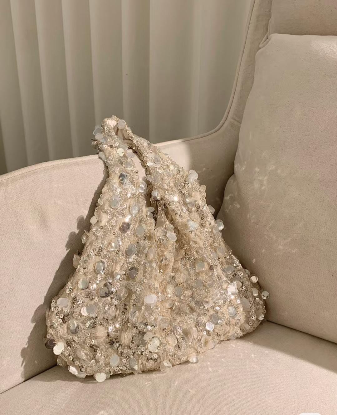 Starry Starry Night Handmade Shoulder bag Banquet Bag Party Bag Wedding Bag