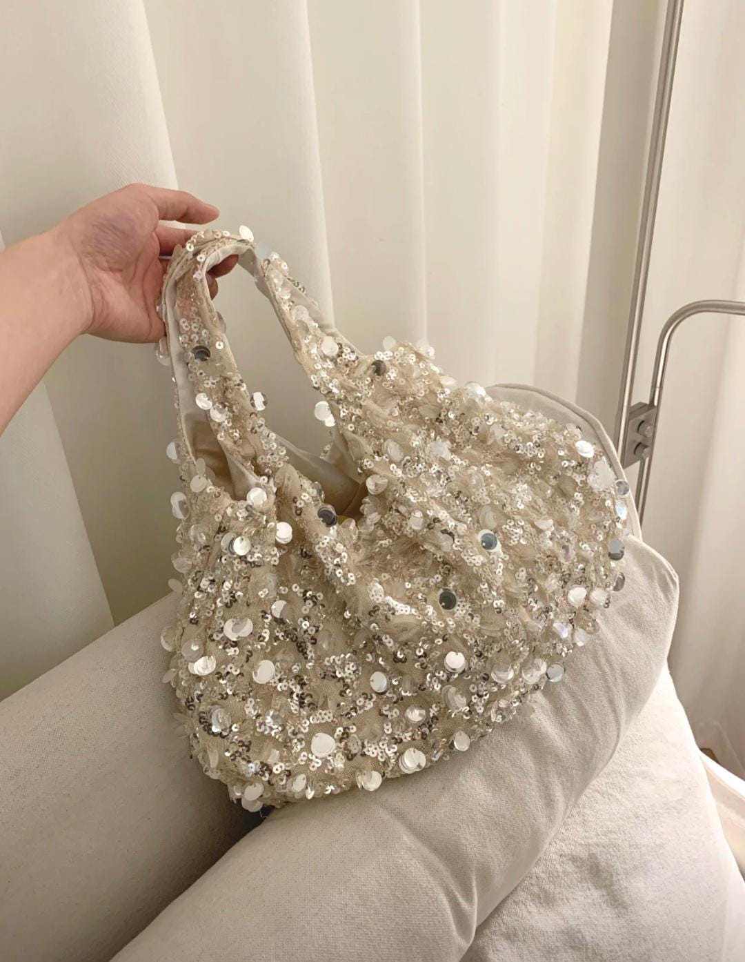 Starry Starry Night Handmade Shoulder bag Banquet Bag Party Bag Wedding Bag
