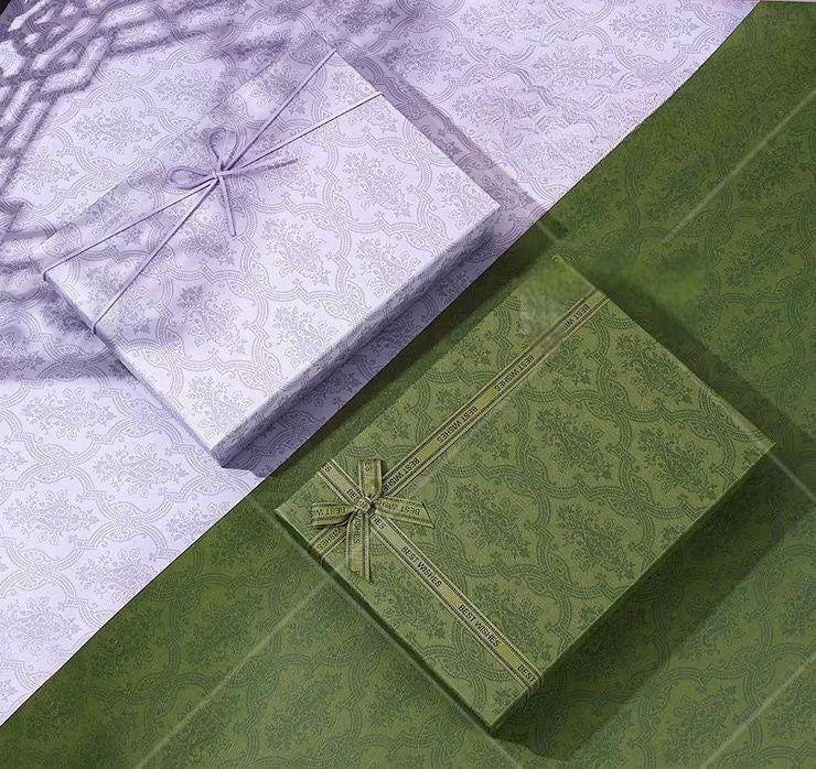 Natural pure cashmere Kani with classic weaving embroidery 100% pure Himalayan cashmere Perfect gifting idea