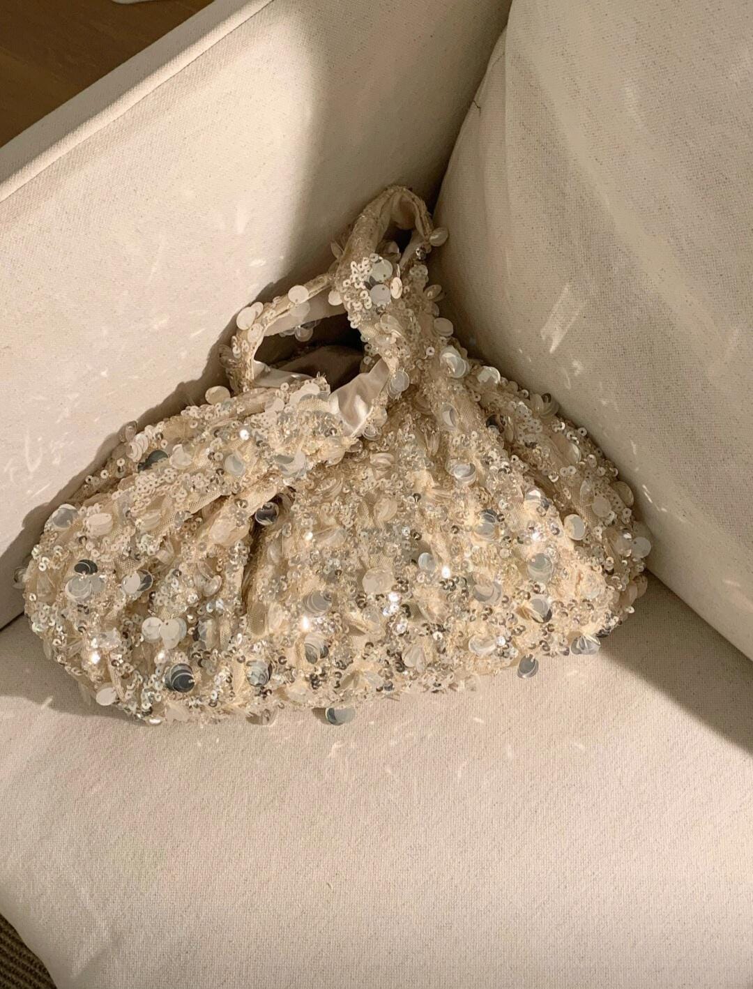 Starry Starry Night Handmade Shoulder bag Banquet Bag Party Bag Wedding Bag