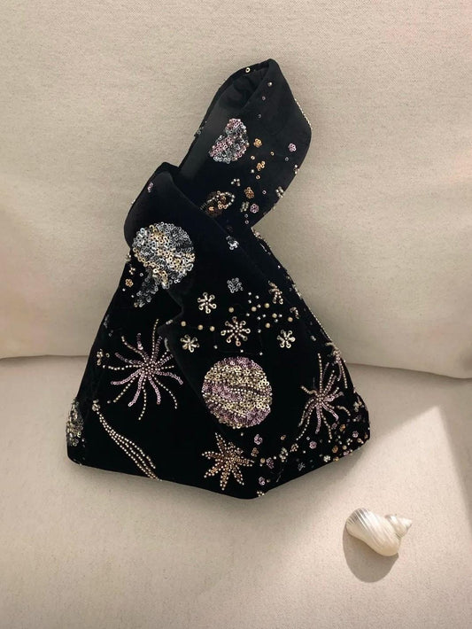【005】Starlight Beaded Handbag & Wrist Bag